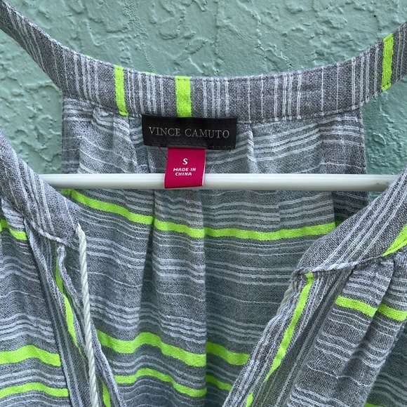 Vince Camuto striped sleeveless top - Picture 4 of 14